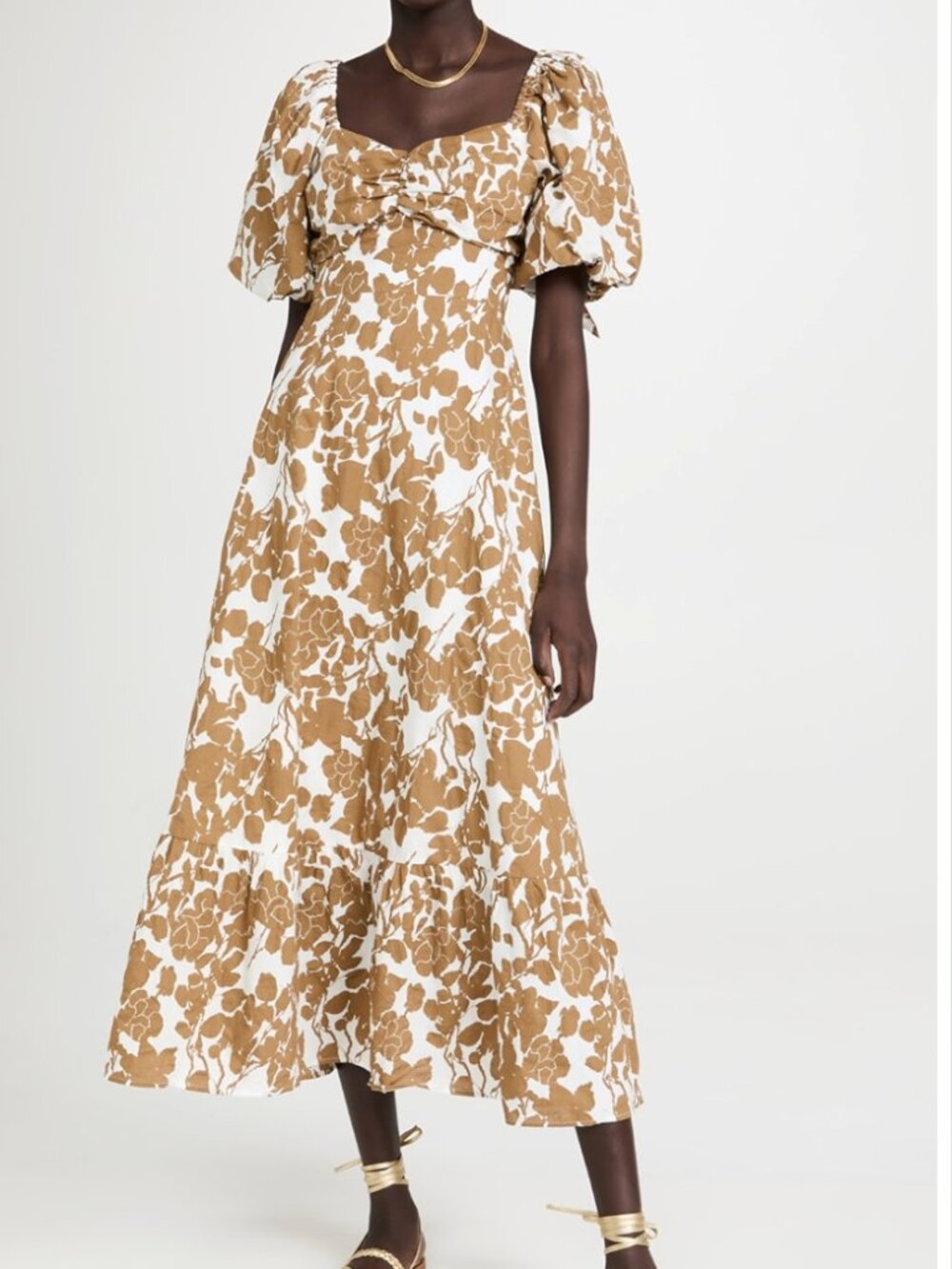 English Factory Floral Print Maxi Dress  Floral Print Maxi Dress